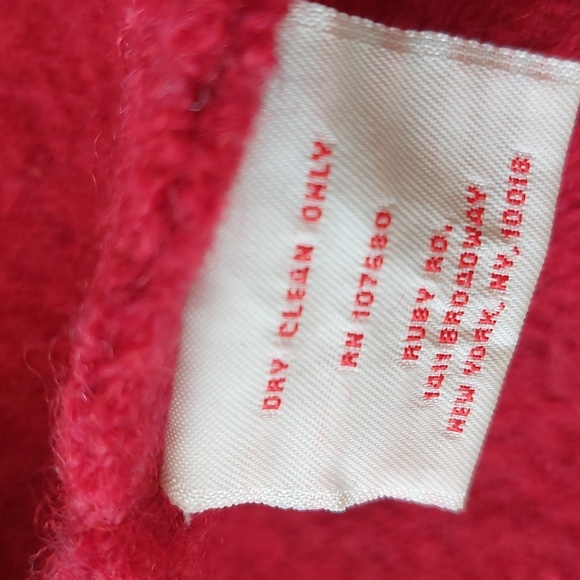 "Ruby Rd." SIZE PL, 100% red wool jacket - Picture 7 of 7